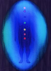 Person's aura before session